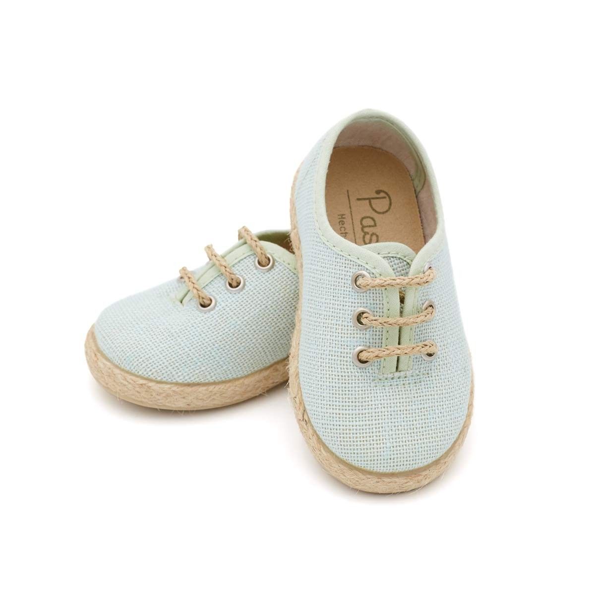 Blucher Niño Yute Lino Salvia