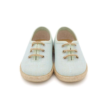 Blucher Niño Yute Lino Salvia