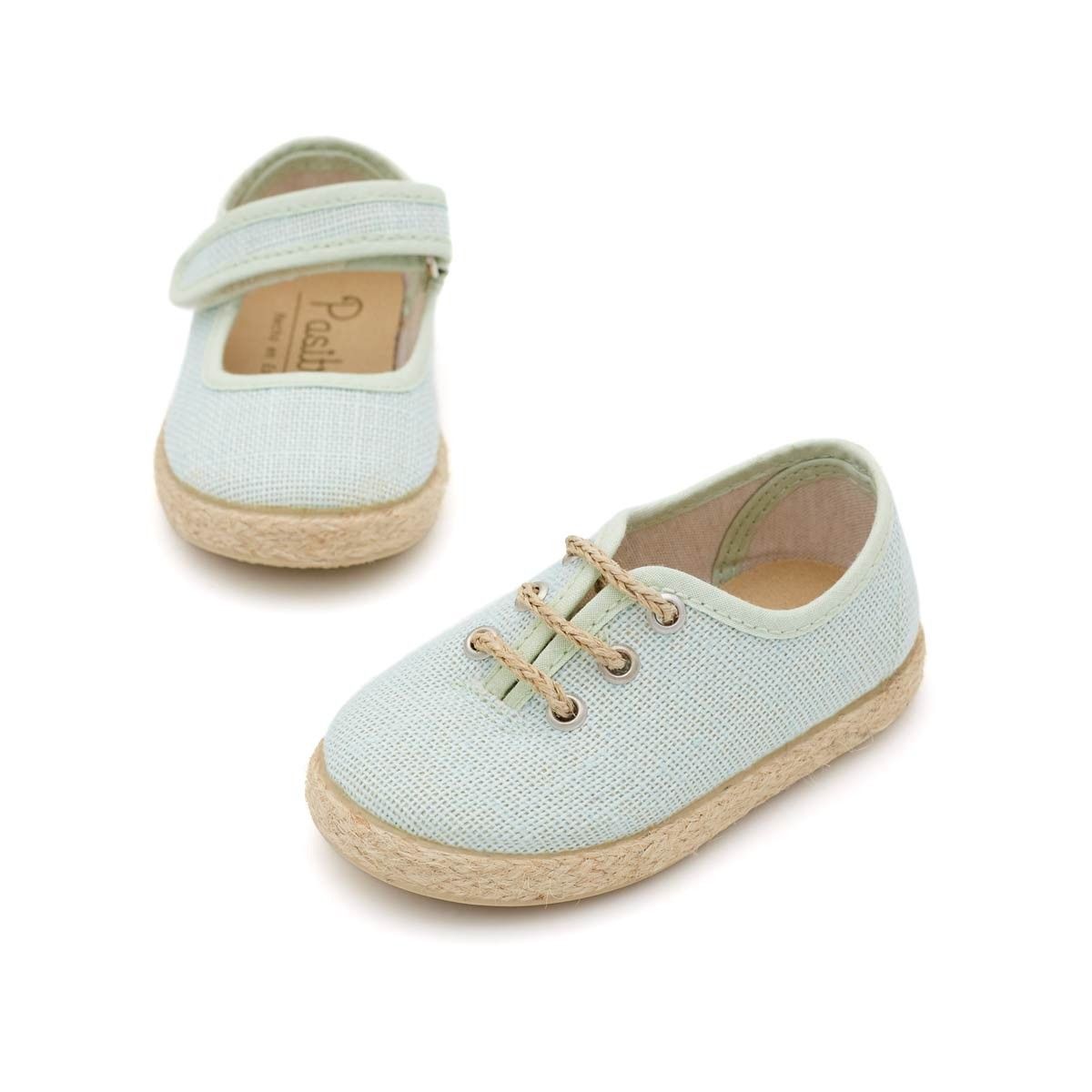 Blucher Niño Yute Lino Salvia