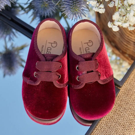 Blucher Terciopelo Burdeos
