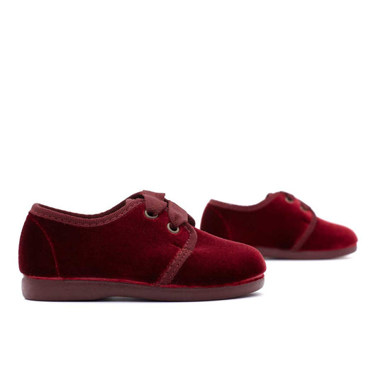 Blucher Terciopelo Burdeos