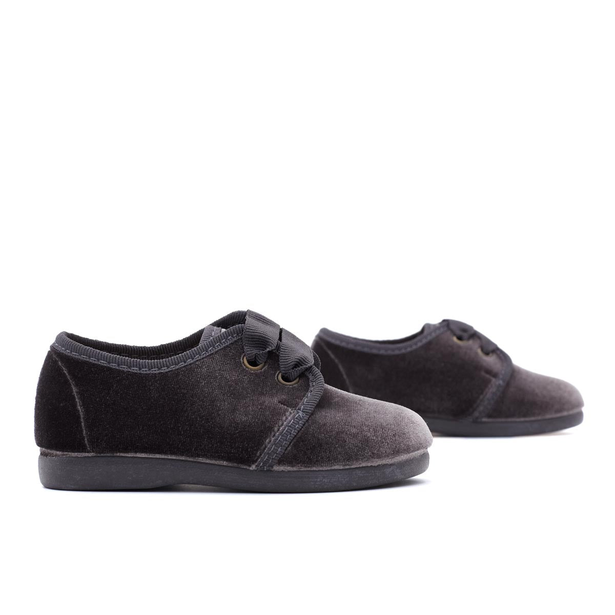 Blucher Terciopelo Gris