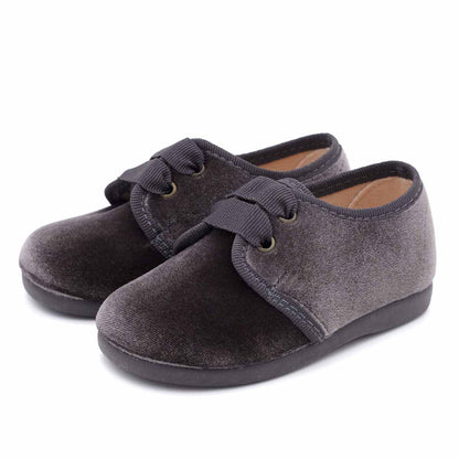 Blucher Terciopelo Gris