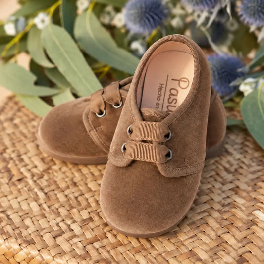 Blucher Terciopelo Marrón