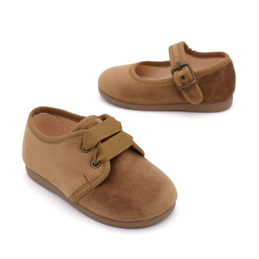 Blucher Terciopelo Marrón
