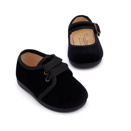 Blucher Terciopelo Negro