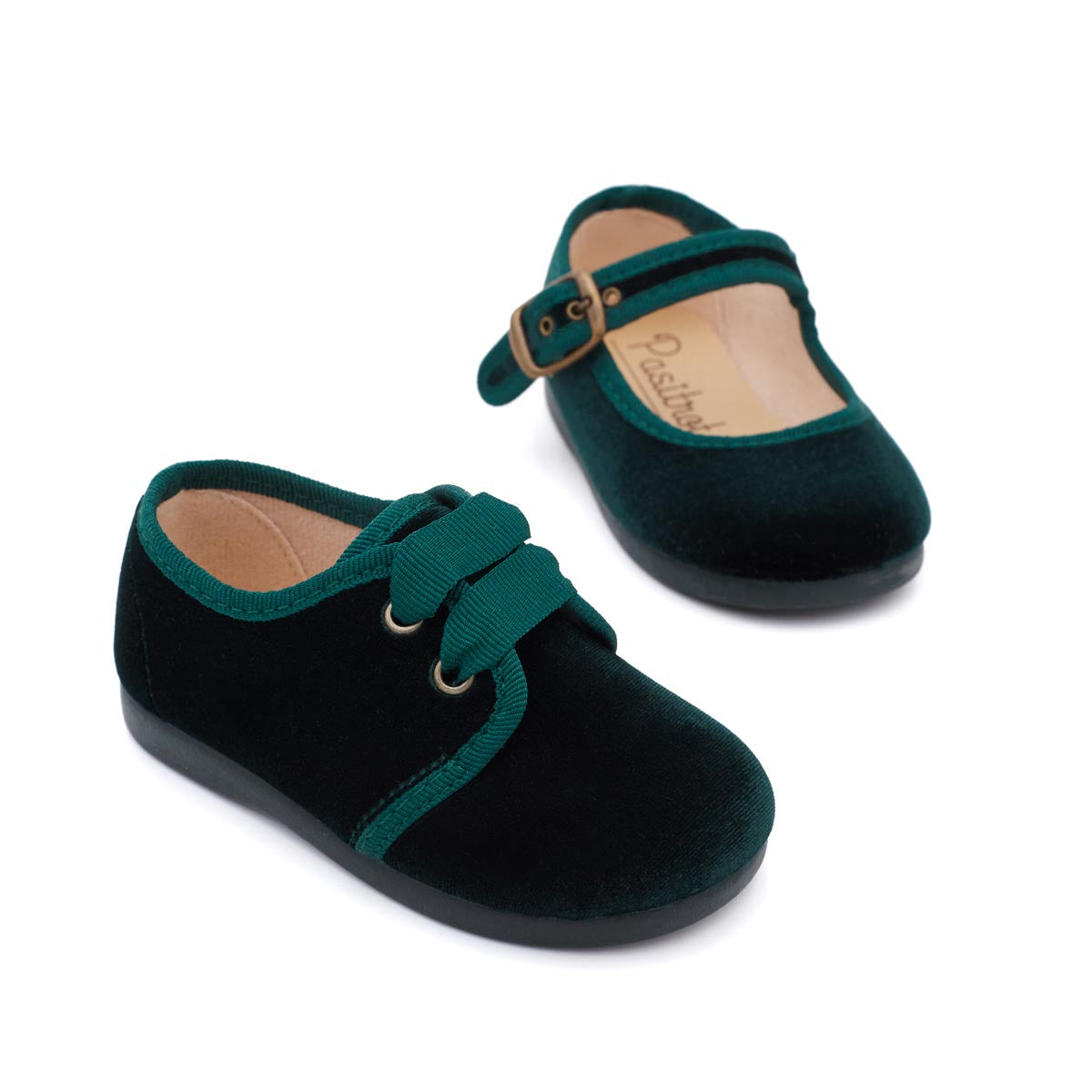 Blucher Terciopelo Verde