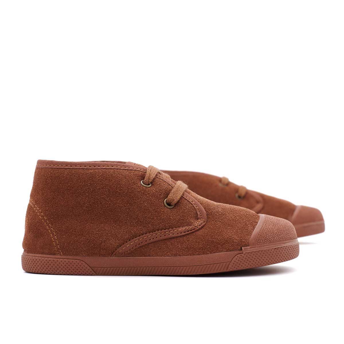 Botas Barefoot Borreguito Serraje Terracota