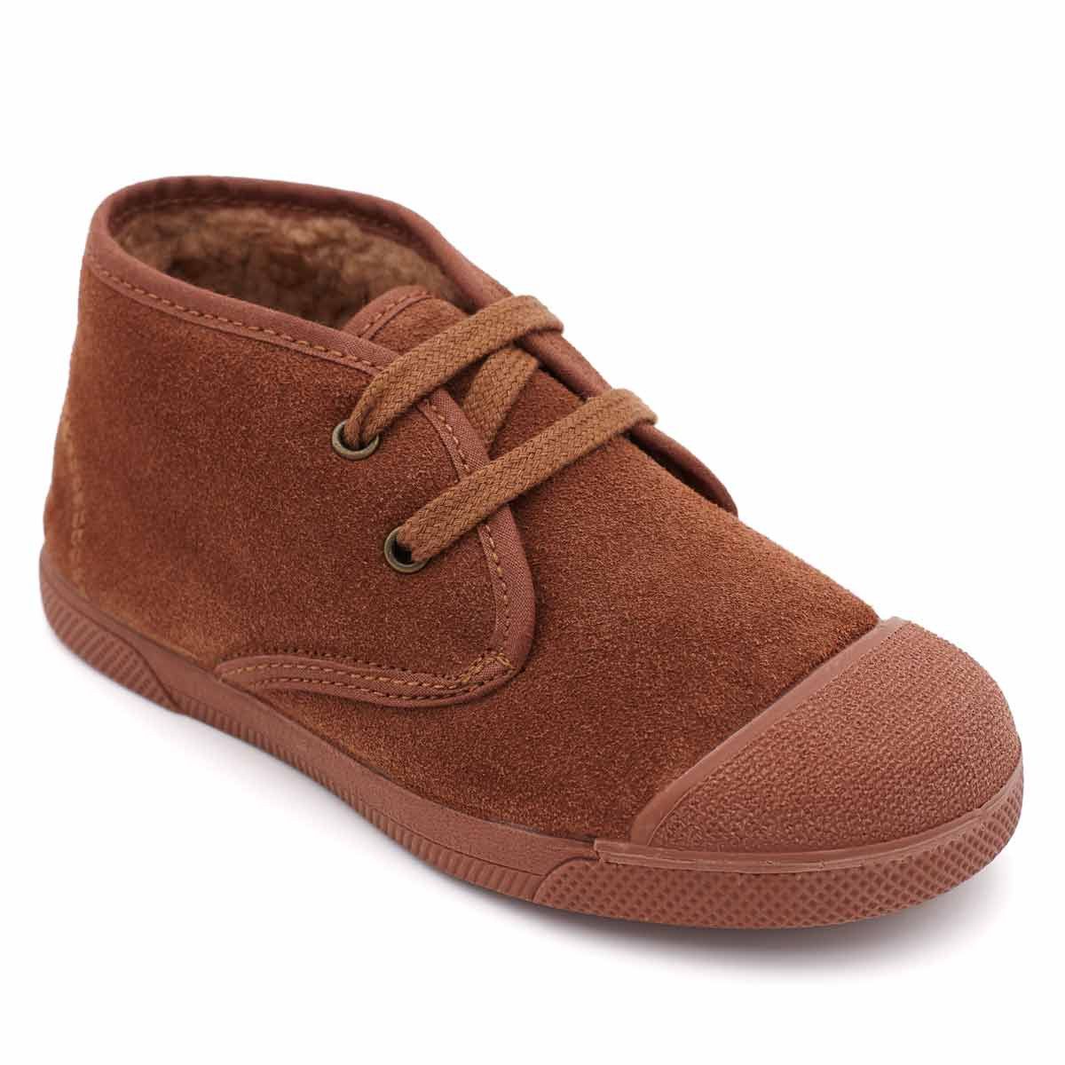 Botas Barefoot Borreguito Serraje Terracota