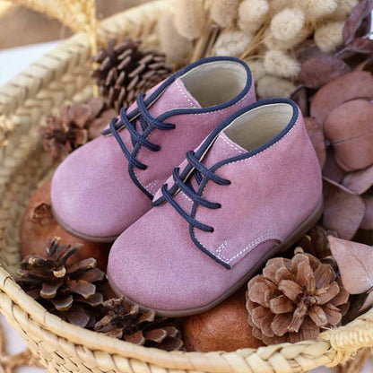 Botas Bebé Serraje Malva