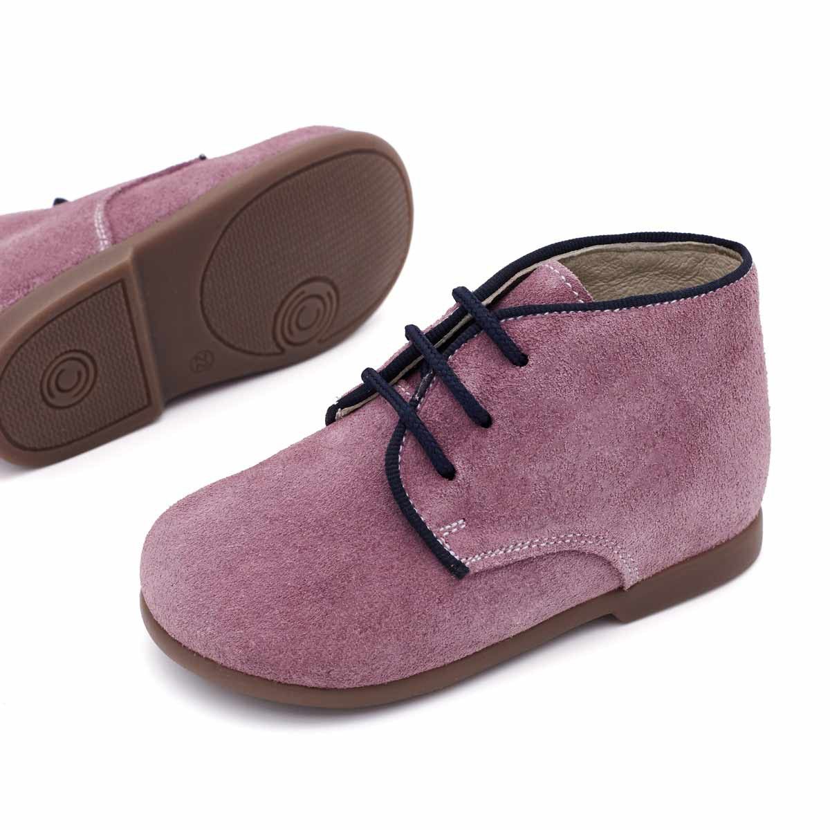 Botas Bebé Serraje Malva