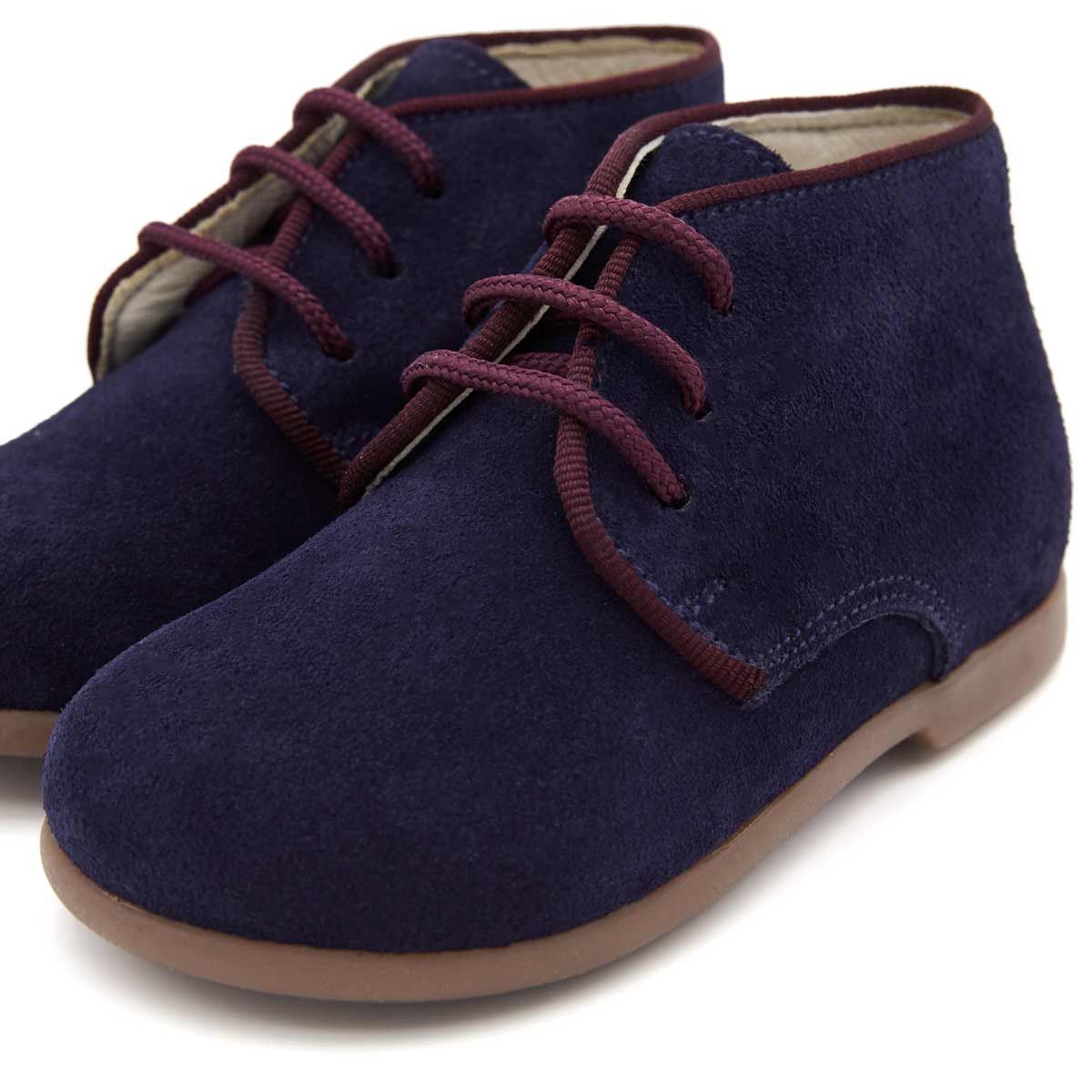 Botas Bebé Serraje Azul Marino
