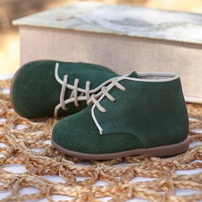 Botas Bebé Serraje Verde