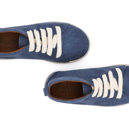 Botas Deportivas Serraje Azul