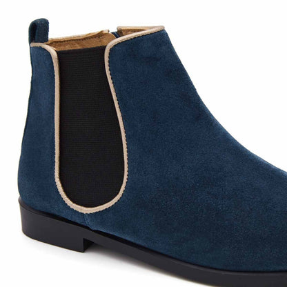Botas Chelsea Serraje Azul