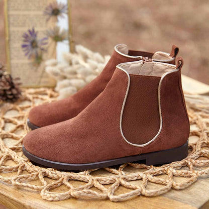 Botas Chelsea Serraje Marrón