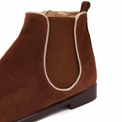 Botas Chelsea Serraje Marrón
