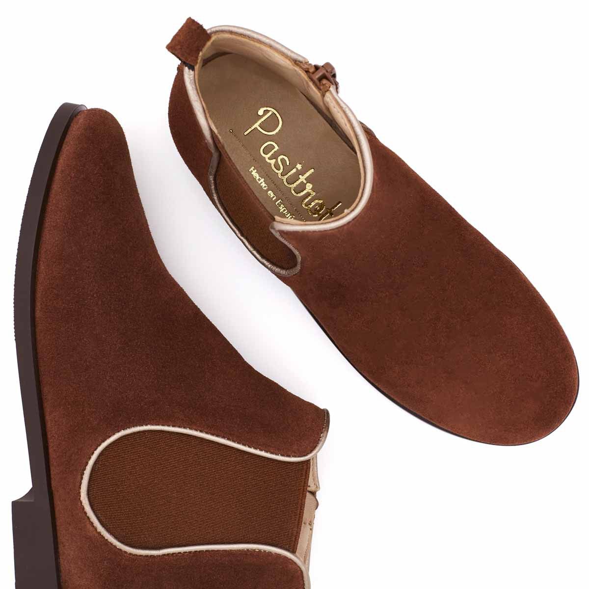 Botas Chelsea Serraje Marrón