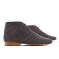 Botines Piel Serraje Gris
