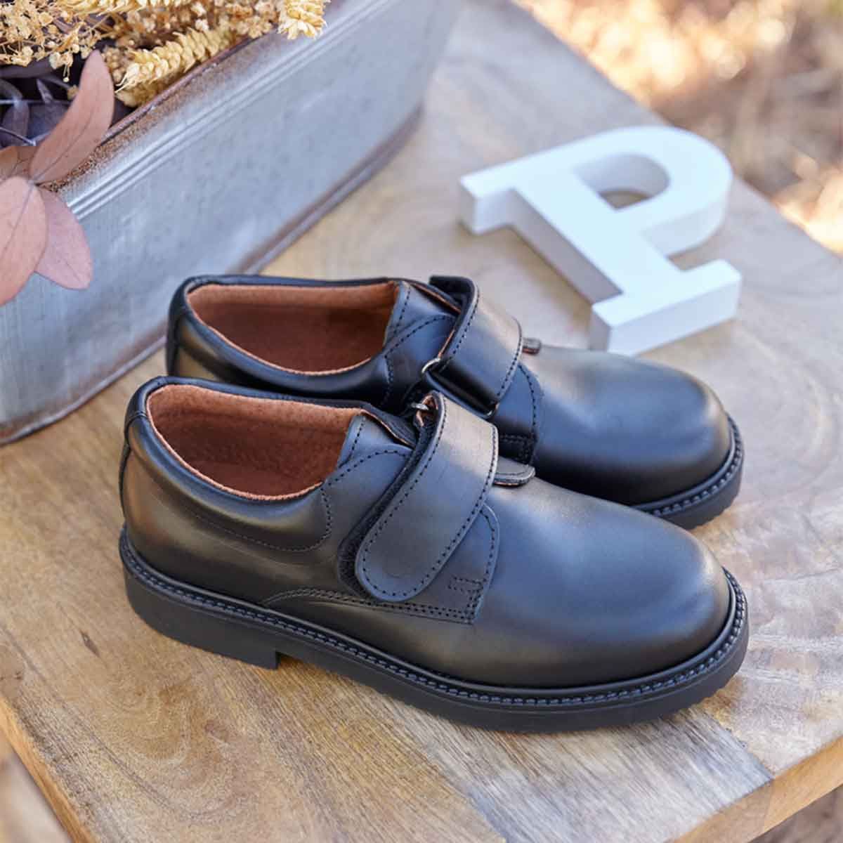 Zapato Colegial Piel Negro