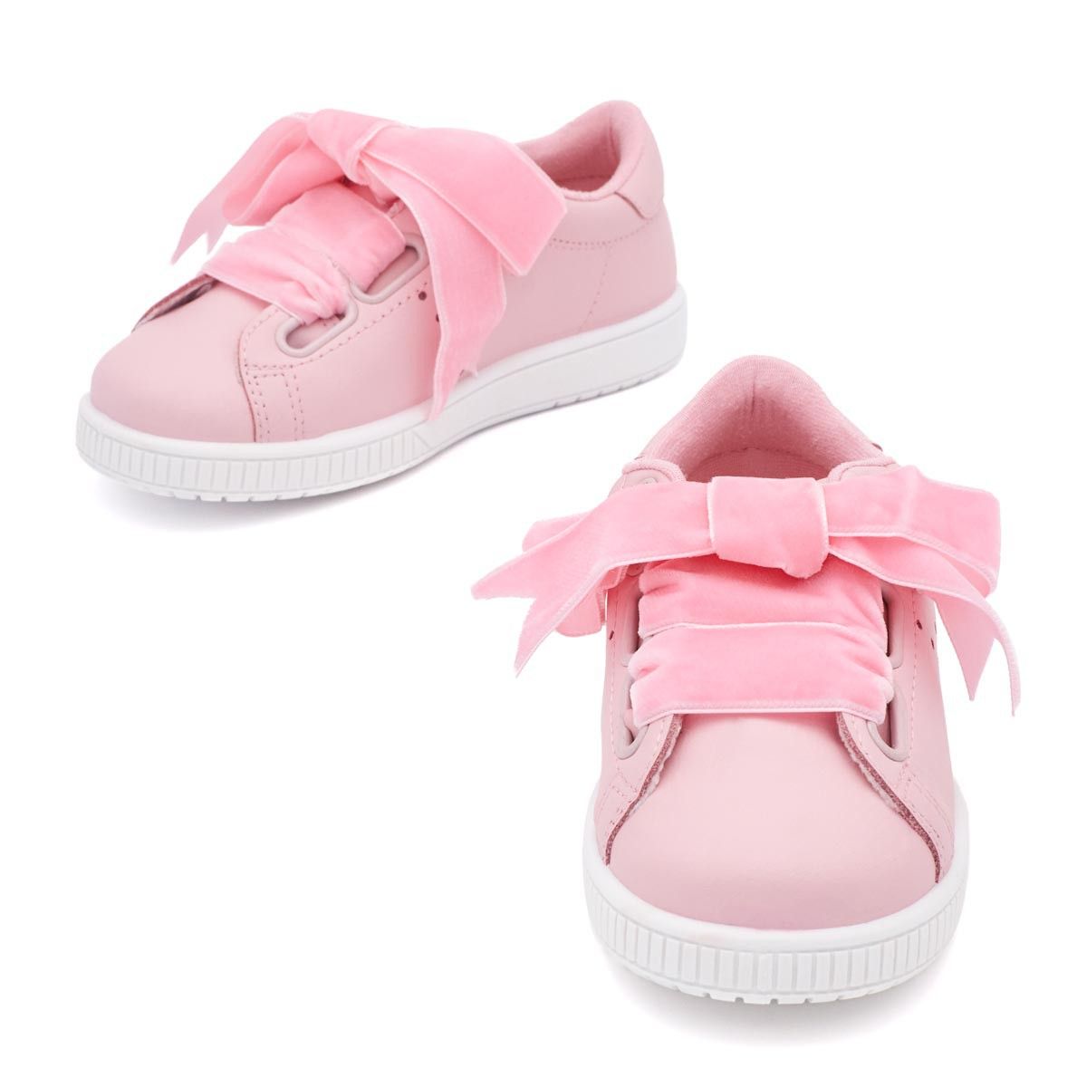 Zapatillas Rosa Lazo Terciopelo Titanitos