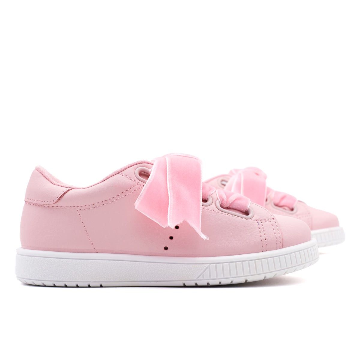 Zapatillas Rosa Lazo Terciopelo Titanitos