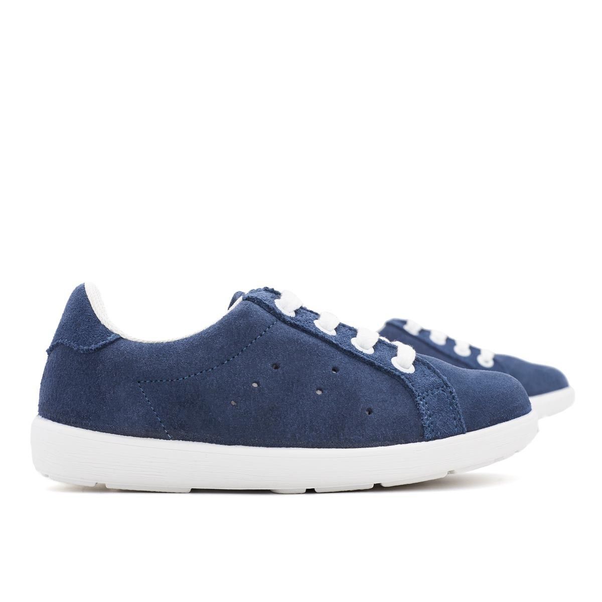 Zapatilla Serraje Azul