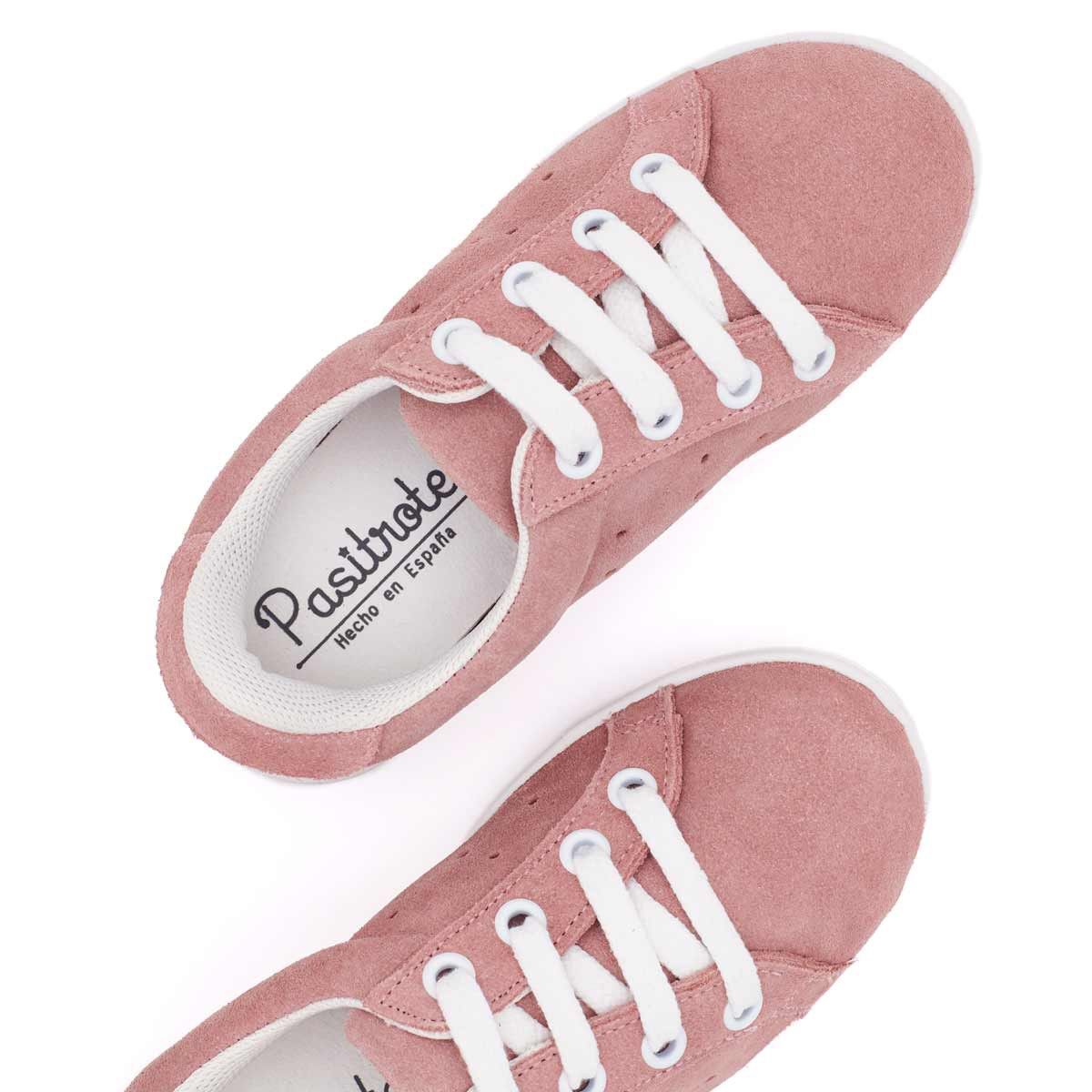 Zapatilla Serraje Rosa