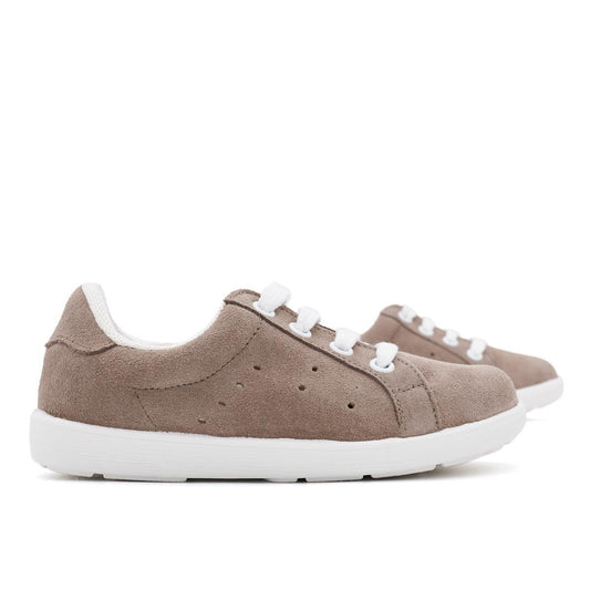 Zapatilla Serraje Taupe