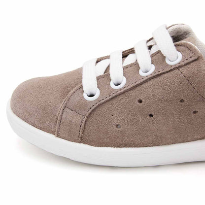 Zapatilla Serraje Taupe