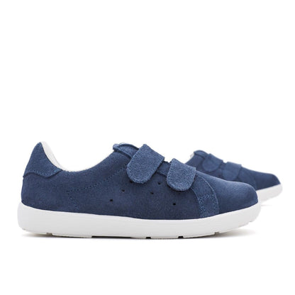 Zapatilla Serraje Azul Tira Adherente