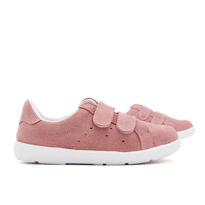 Zapatilla Serraje Rosa Tira Adherente