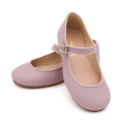 Merceditas Niña Piel Rosa Palo