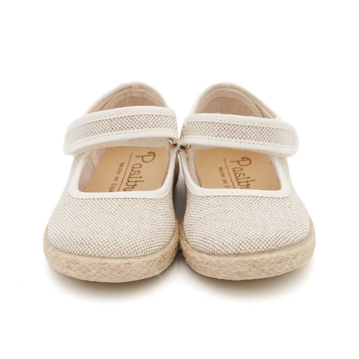 Merceditas Niña Yute Lino Natural