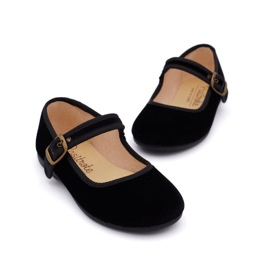 Merceditas Niña Terciopelo Negro