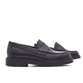 Mocasines Colegiales Piel Negro