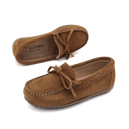 Mocasines Cordón Serraje Cuero