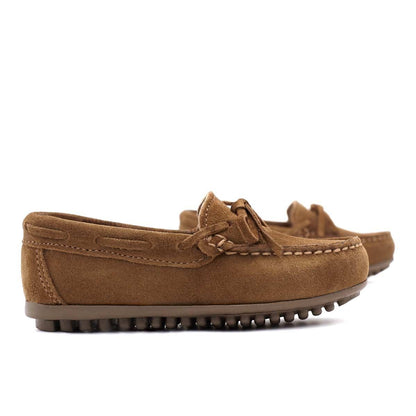 Mocasines Cordón Serraje Cuero
