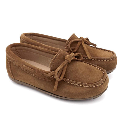 Mocasines Cordón Serraje Cuero