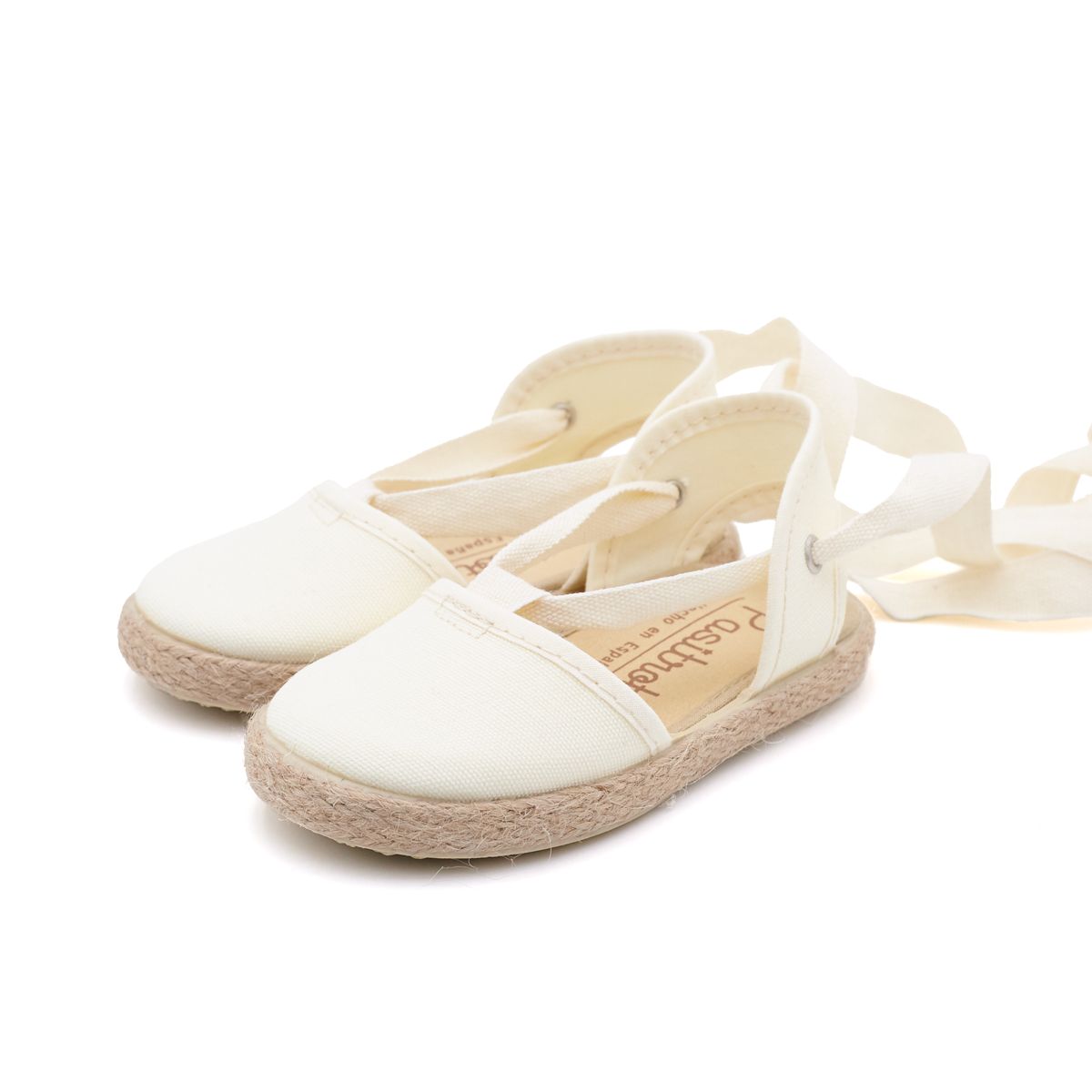 Valenciana Niña Yute Lona Beige