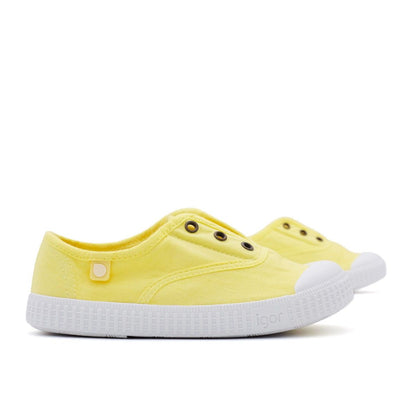 Zapatillas Igor Niños Lona Amarillo
