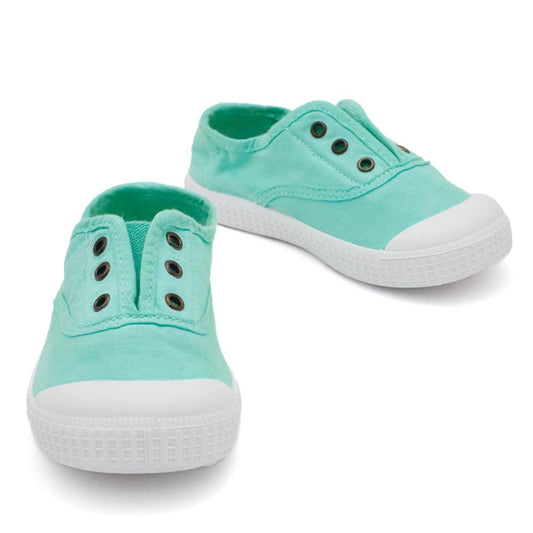 Zapatillas Igor Niños Lona Menta