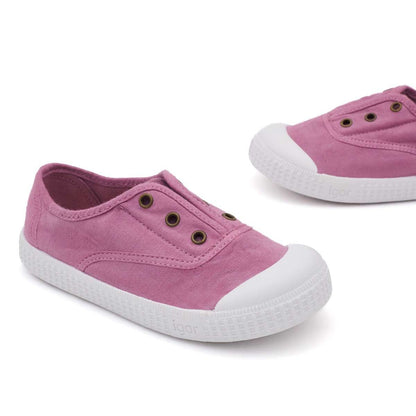 Zapatillas Igor Niños Lona Rosa