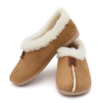 Zapatillas Casa Forro Borrego Camel