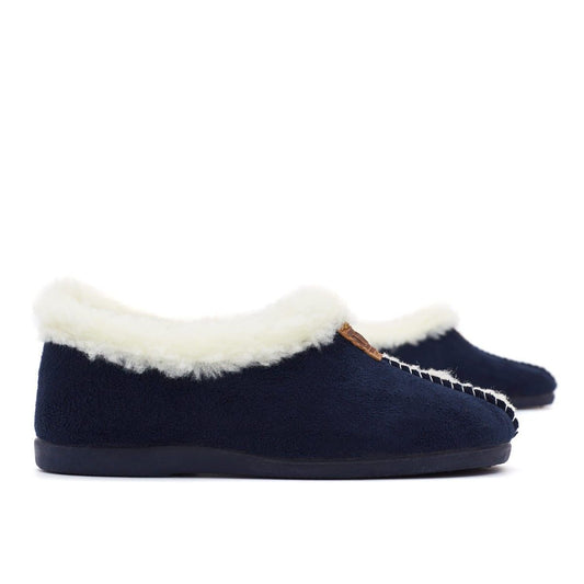 Zapatillas Casa Forro Borrego Marino