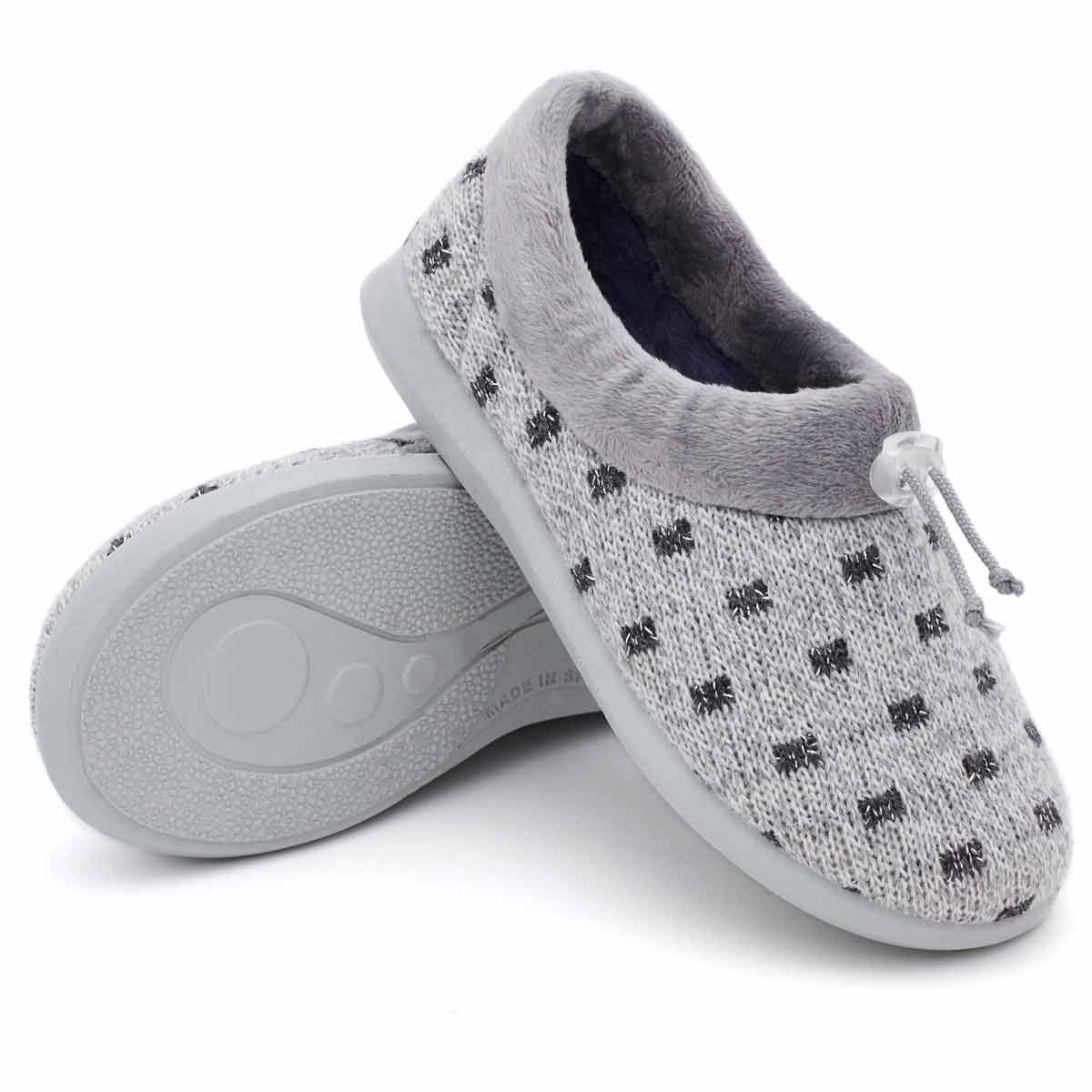 Zapatilla Casa Lana Gris
