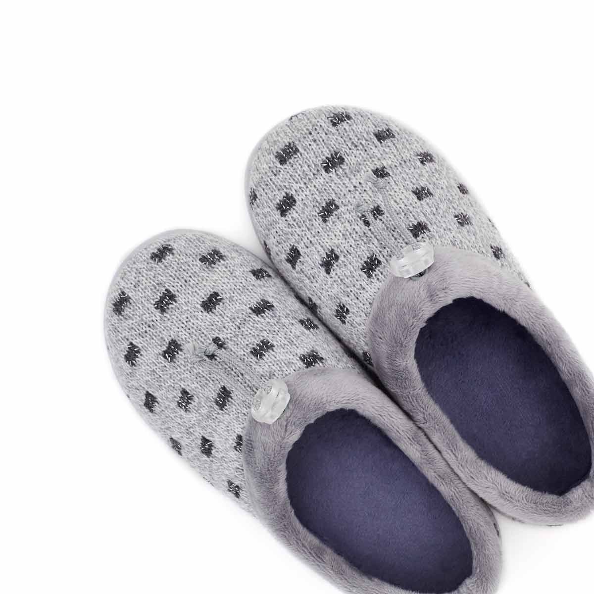 Zapatilla Casa Lana Gris