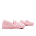 Pink Corduroy Slippers