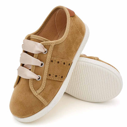 Zapatilla Niña Camel Lazo