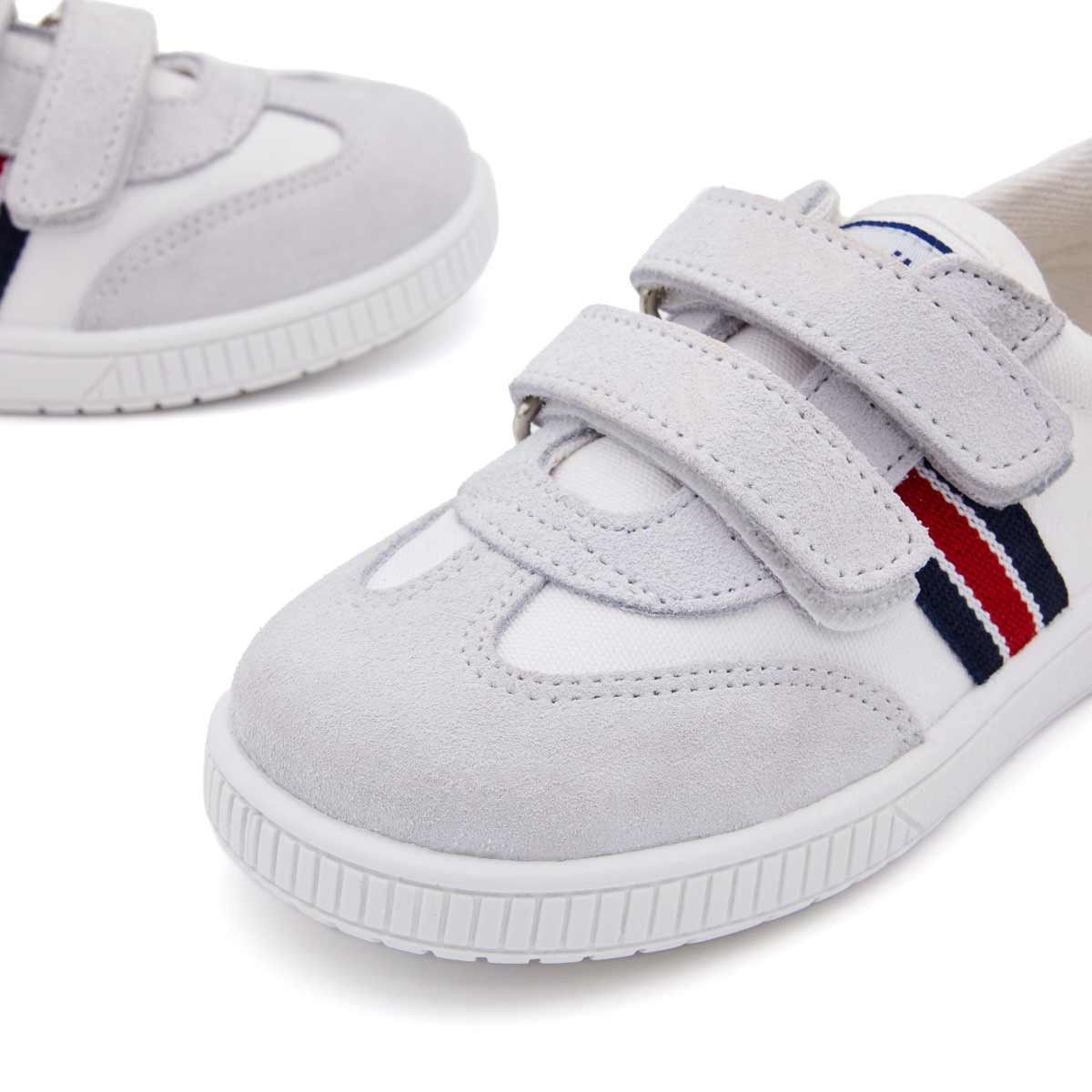 Zapatillas Titanitos Urbana Blanco Tira Adherente